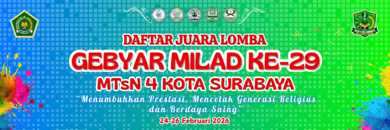Pengumuman Pemenang Lomba Gebyar Milad ke-29
