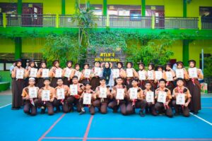 Pelantikan Pramuka Garuda Gudep 1215-1216 MTsN 4 Kota Surabaya